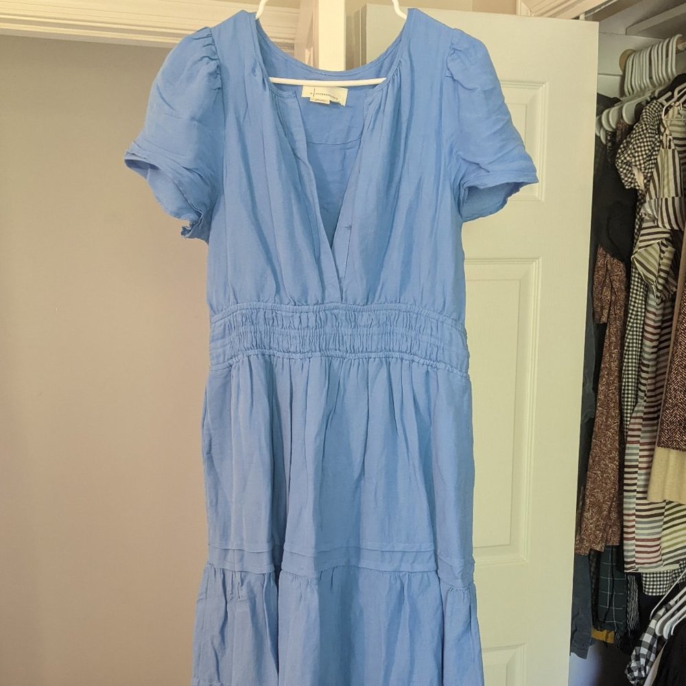 Anthropologie Somerset Linen dress